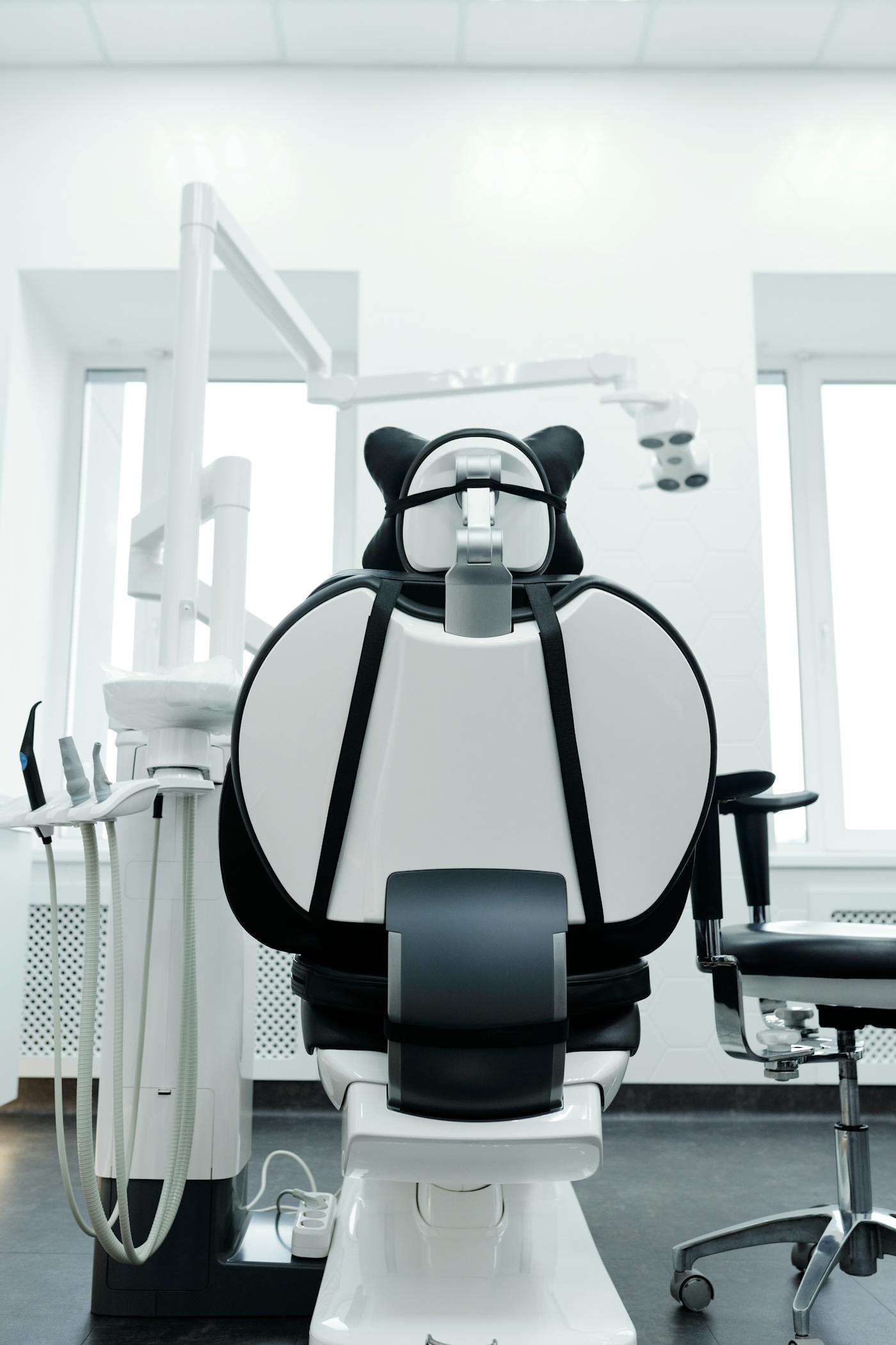 Bright, modern dental operatory